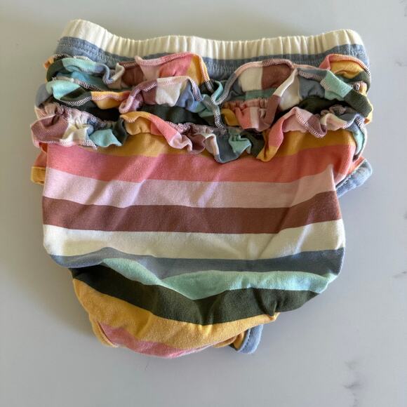 Hanna Anderson Multicolor Striped Dress & Bloomer Size 12-18 Month - Picture 8 of 9
